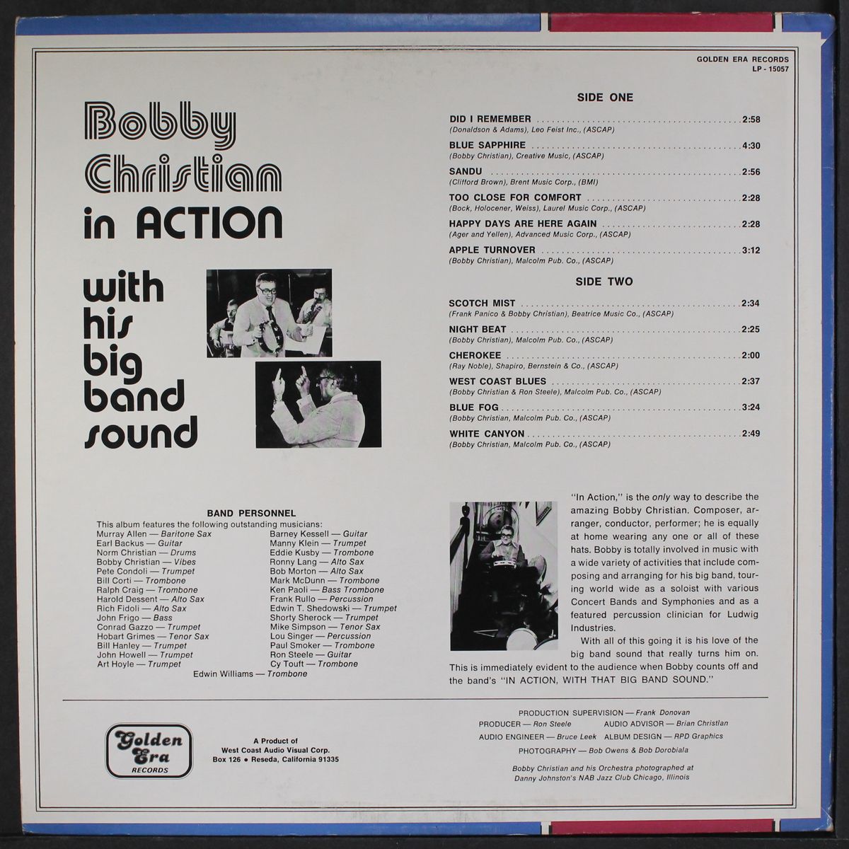 in action by BOBBY CHRISTIAN