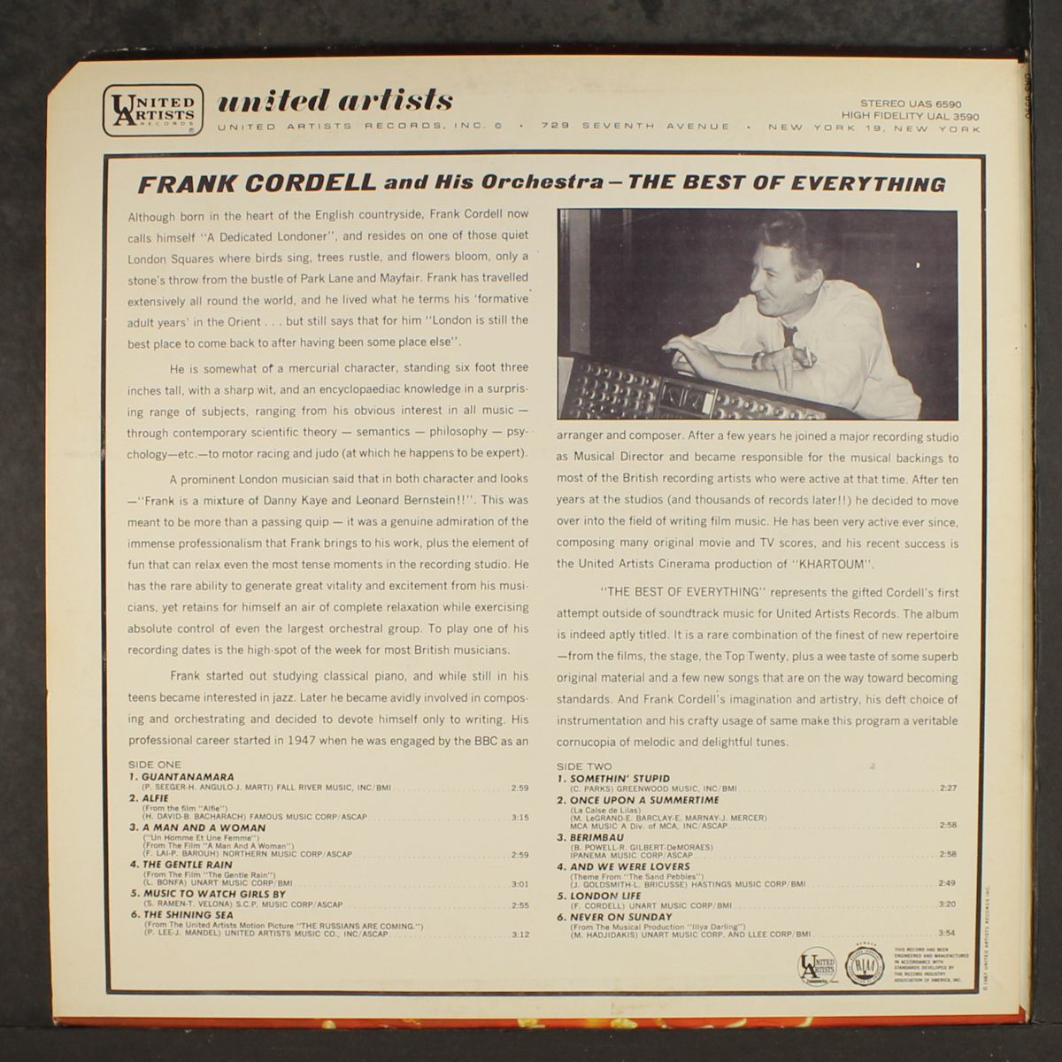 the best of everything by FRANK CORDELL