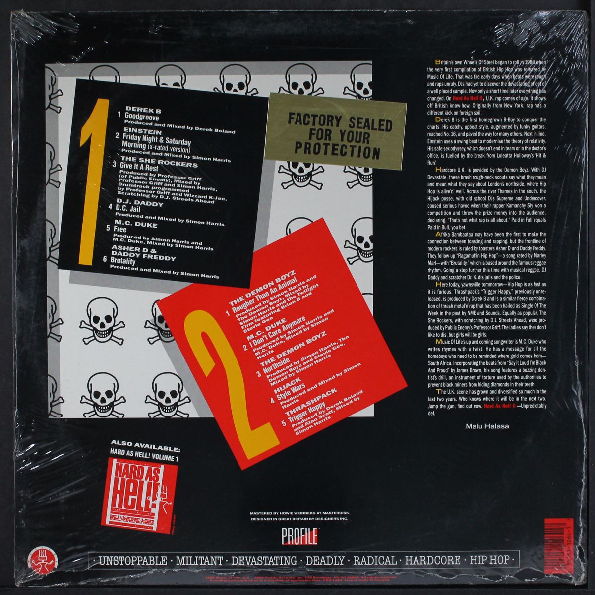 hard as hell volume 2 by VARIOUS