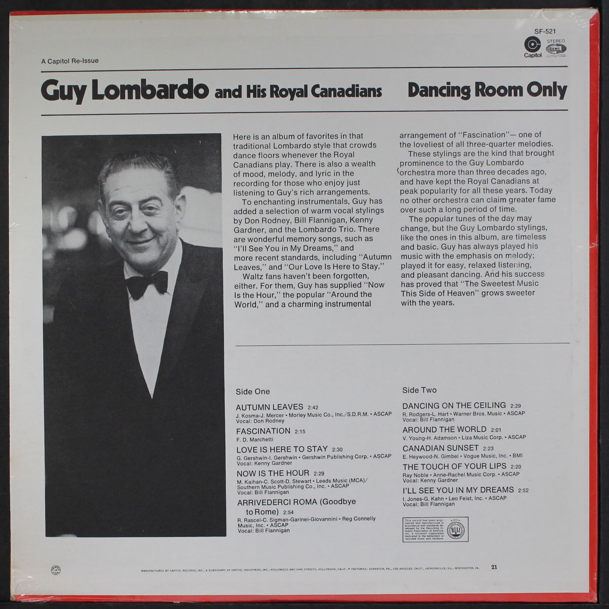 dancing room only by GUY LOMBARDO