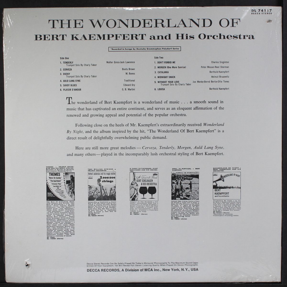 the wonderland of bert kaempfert by BERT KAEMPFERT