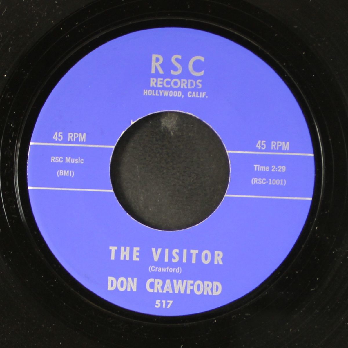 i don't want your love / the visitor by DON CRAWFORD