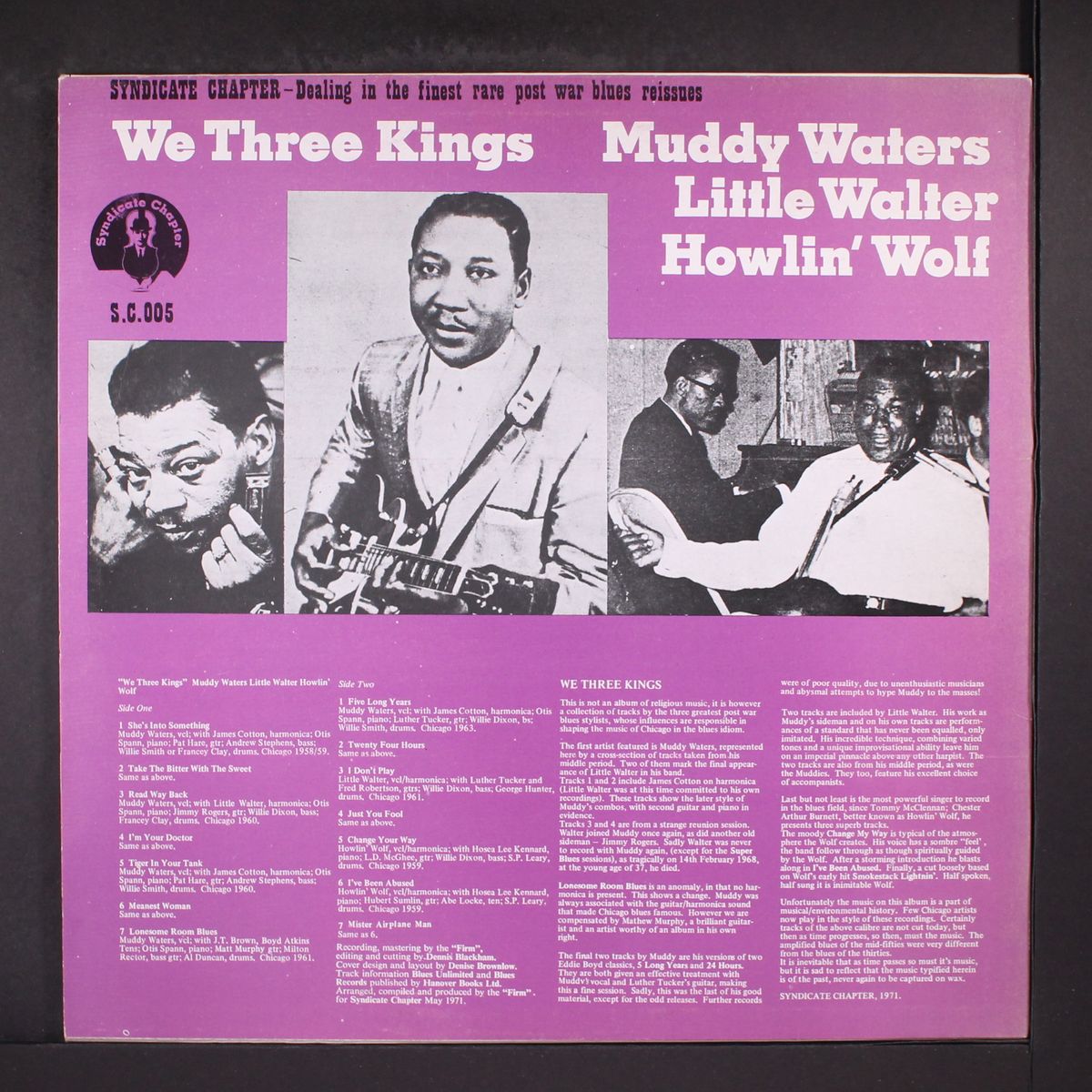 we three kings by MUDDY WATERS, LITTLE WALTER, HOWLIN' WOLF