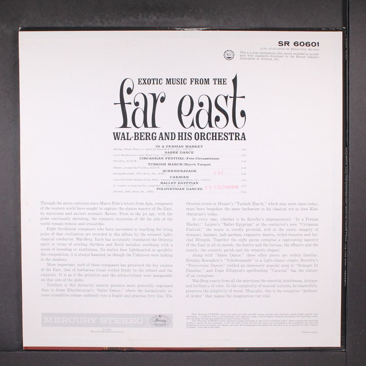 exotic music from the far east by WAL-BERG