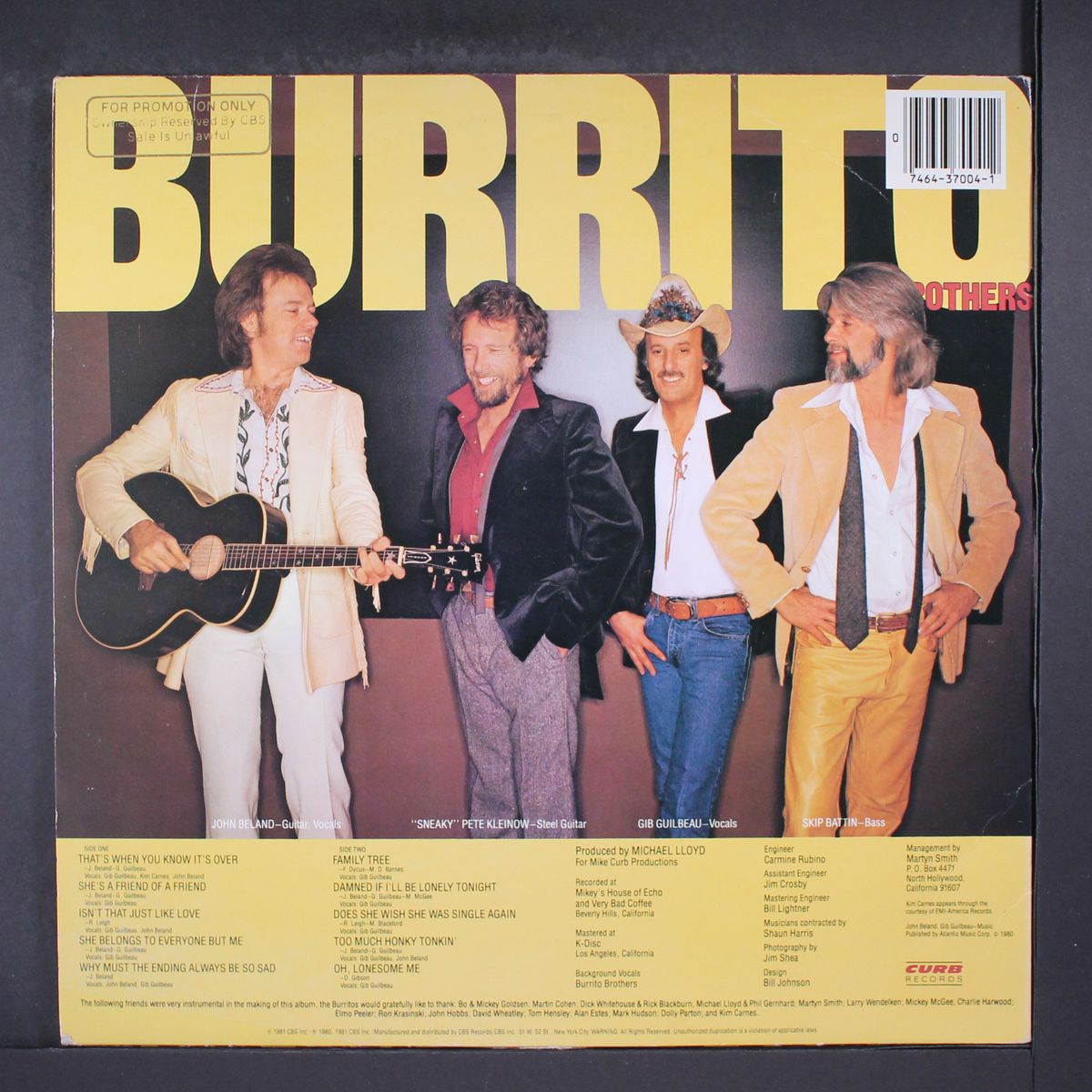 hearts on the line by BURRITO BROTHERS