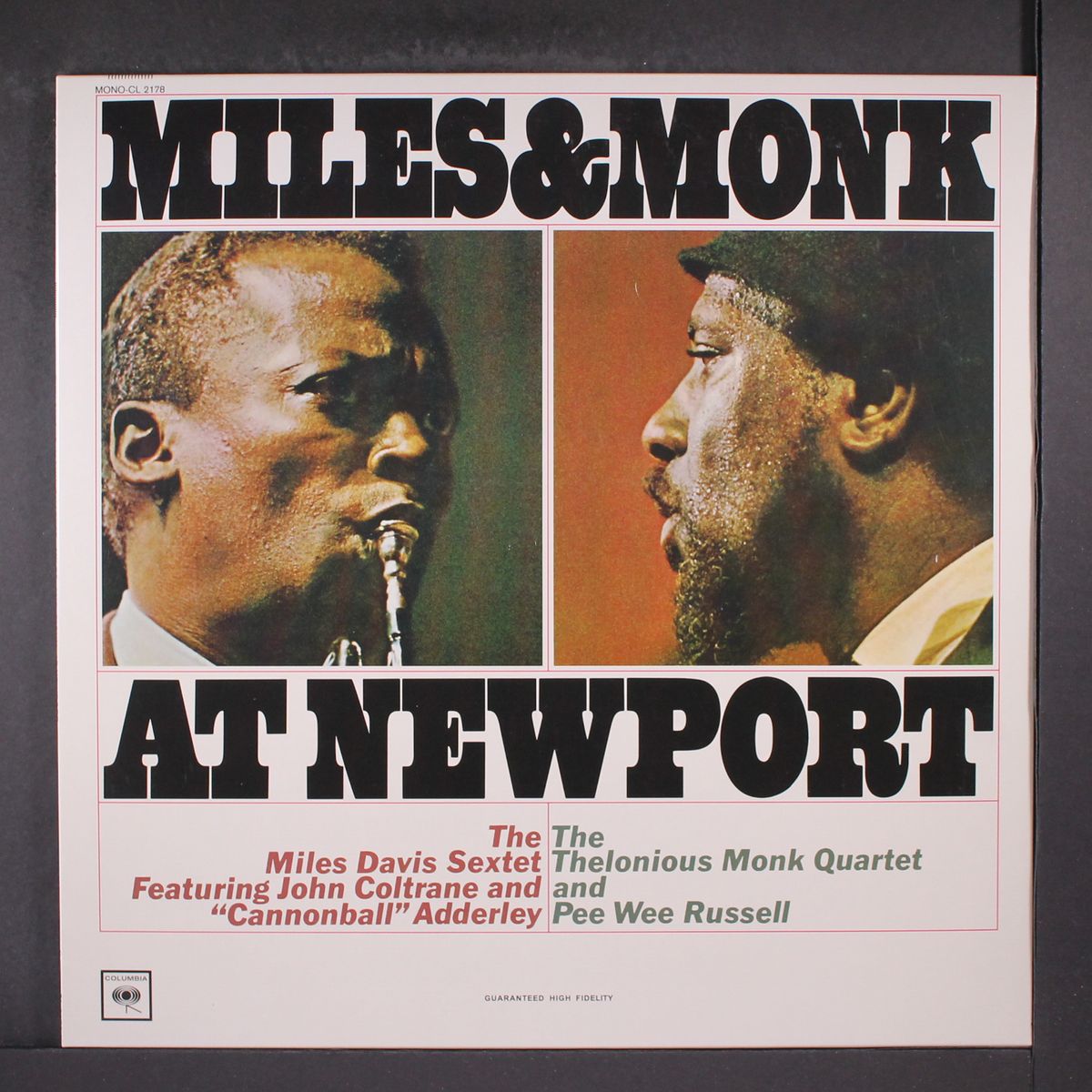 miles & monk at newport by MILES DAVIS & THELONIOUS MONK