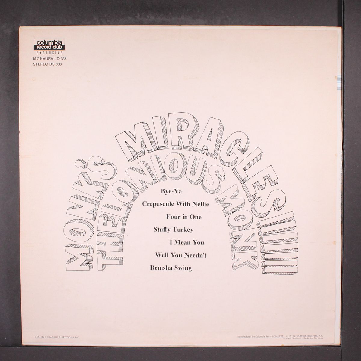 monk's miracles by THELONIOUS MONK