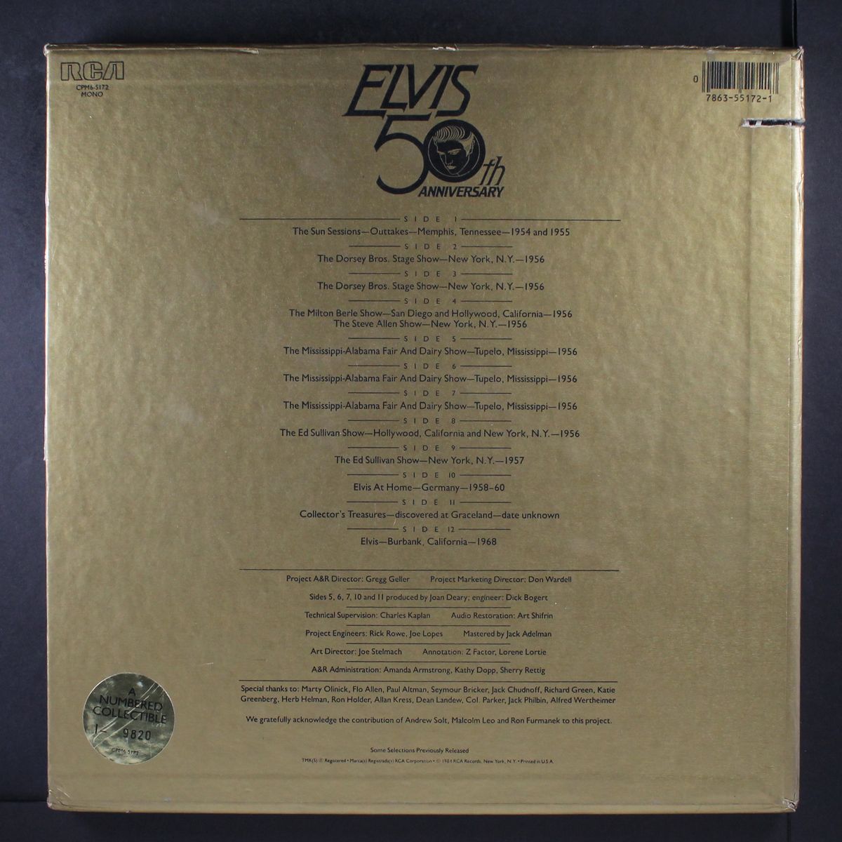 a golden celebration by ELVIS PRESLEY