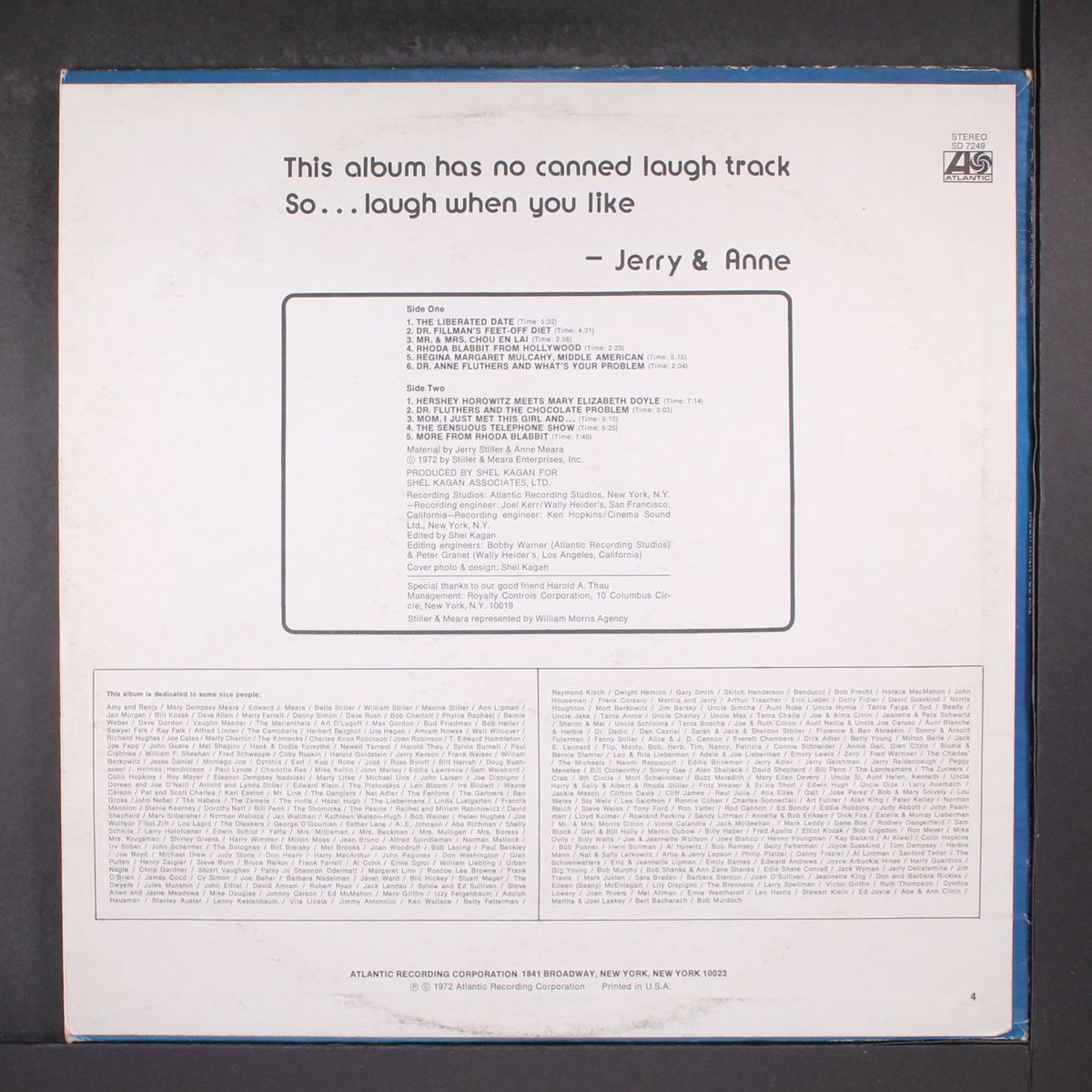 laugh when you like by JERRY STILLER & ANNE MEARA