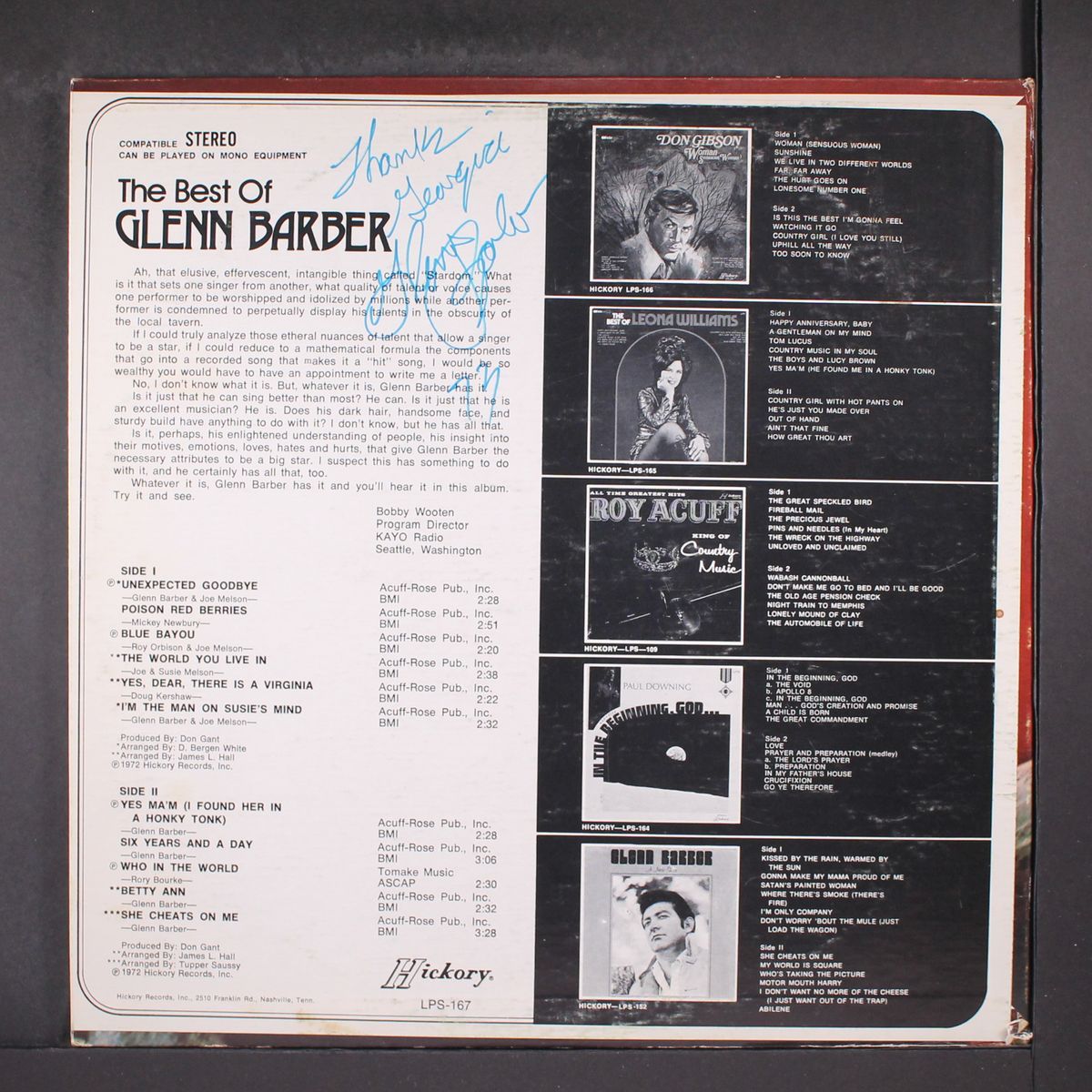 best of by GLENN BARBER