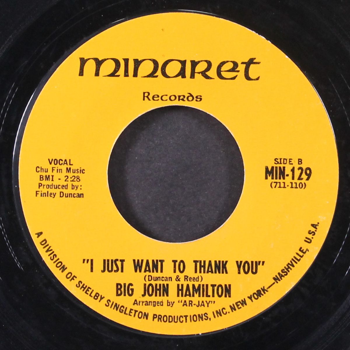 i have no one / i just want to thank you by BIG JOHN HAMILTON