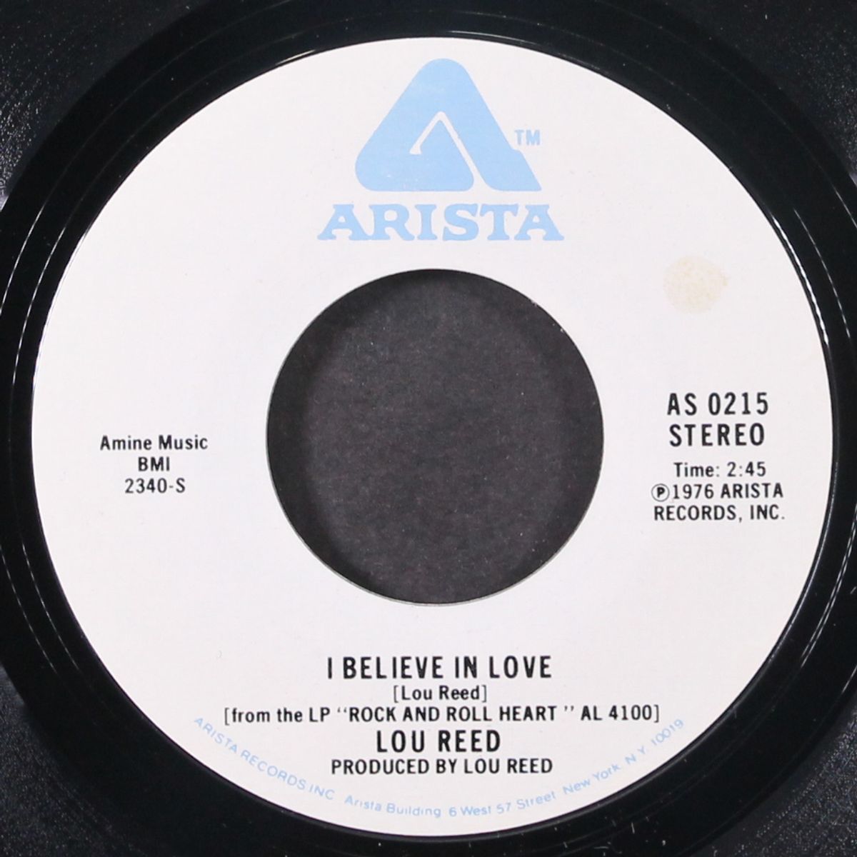 i believe in love / senselessly cruel by LOU REED