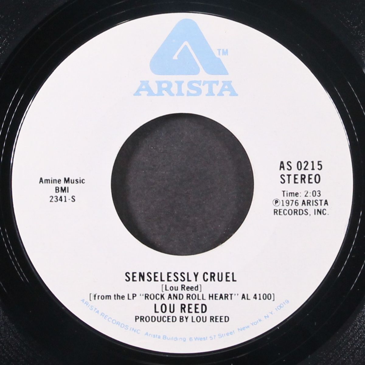 i believe in love / senselessly cruel by LOU REED