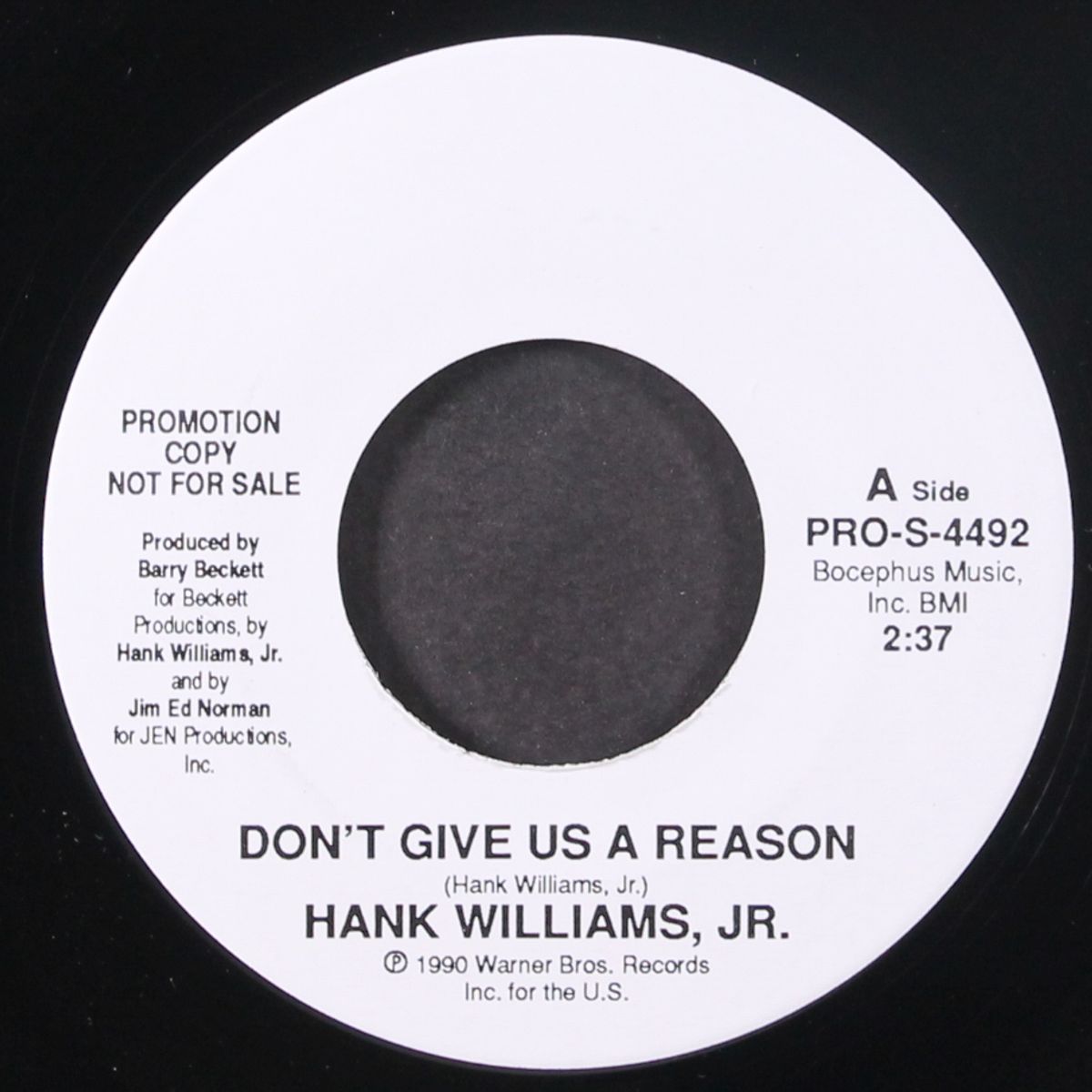 don't give us a reason by HANK WILLIAMS JR.