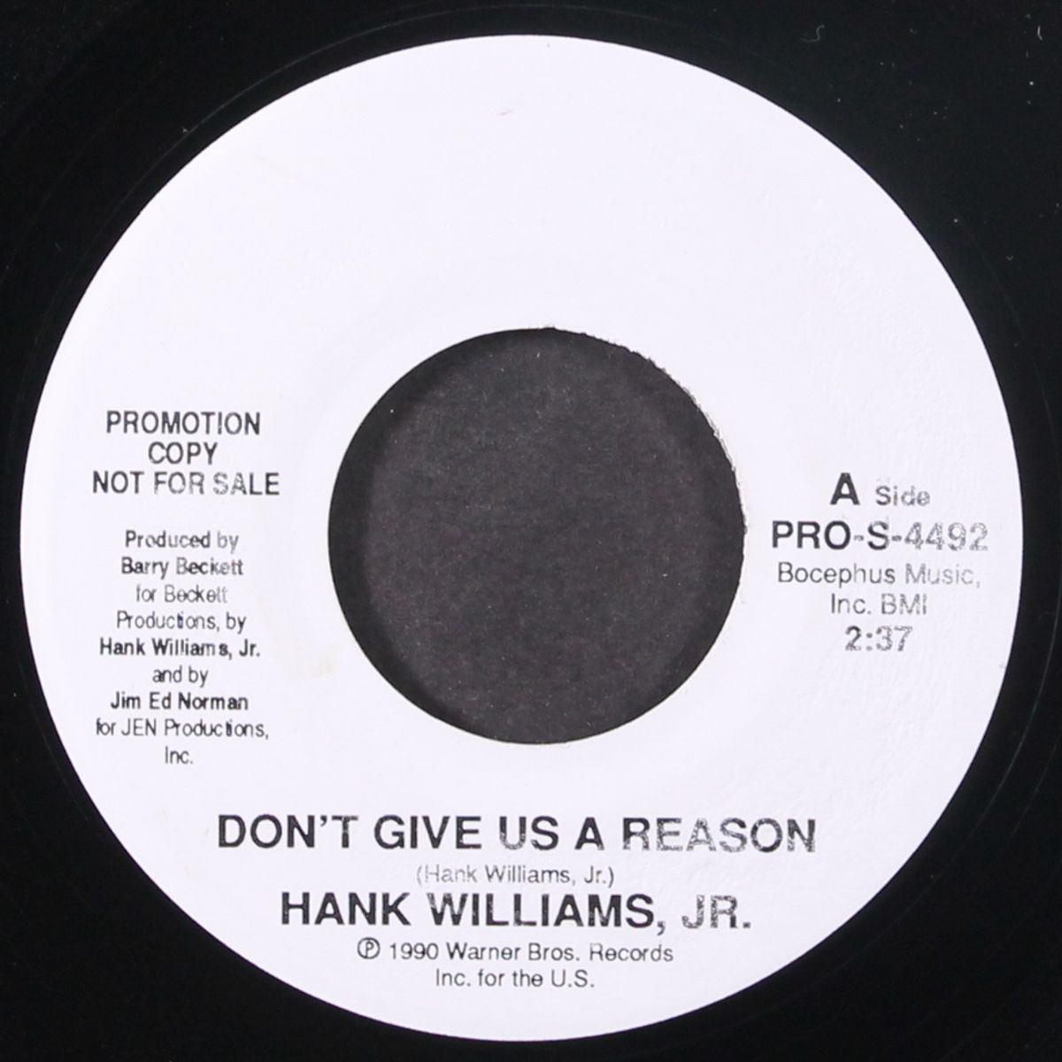 don't give us a reason by HANK WILLIAMS JR.