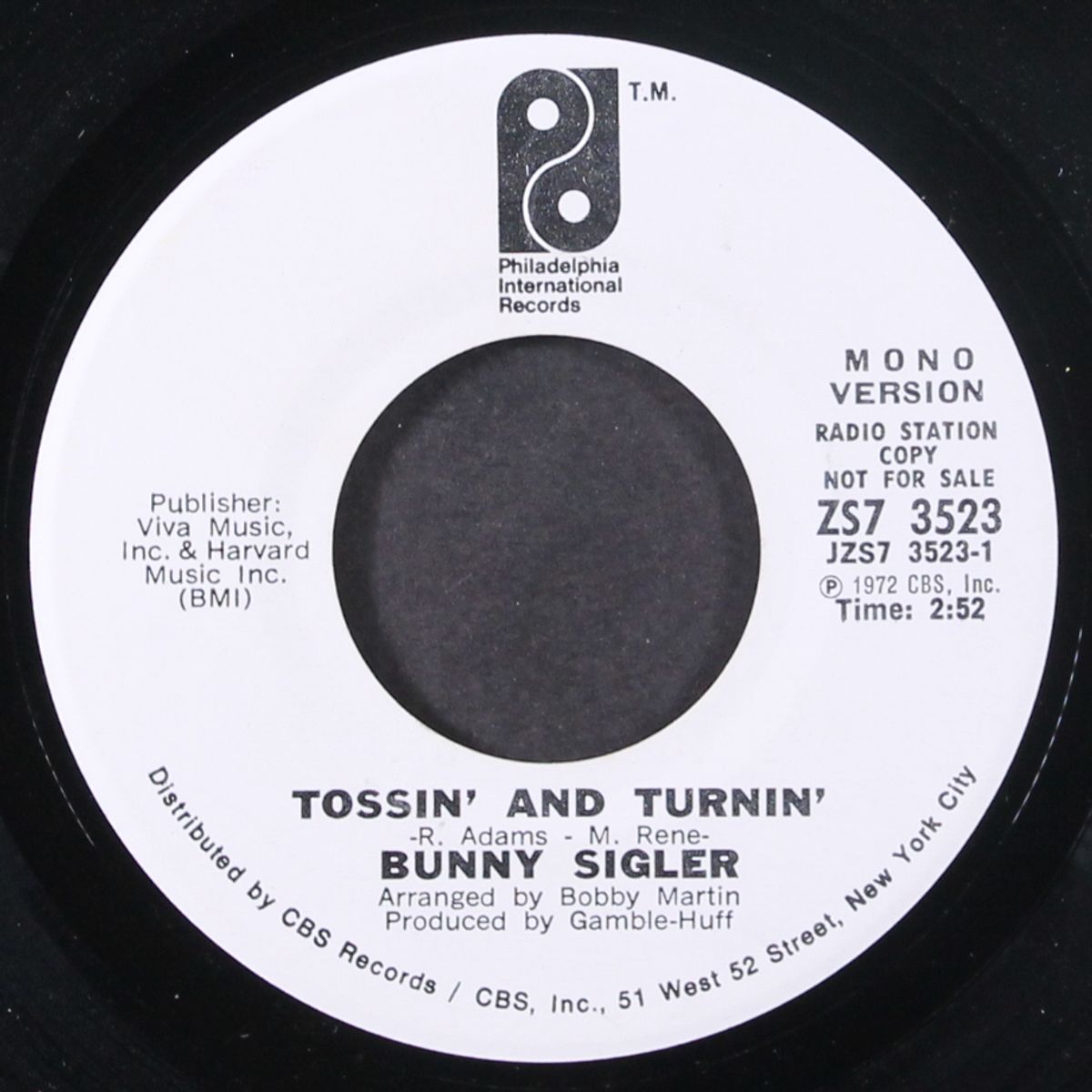 tossin' and turnin' / mono by BUNNY SIGLER