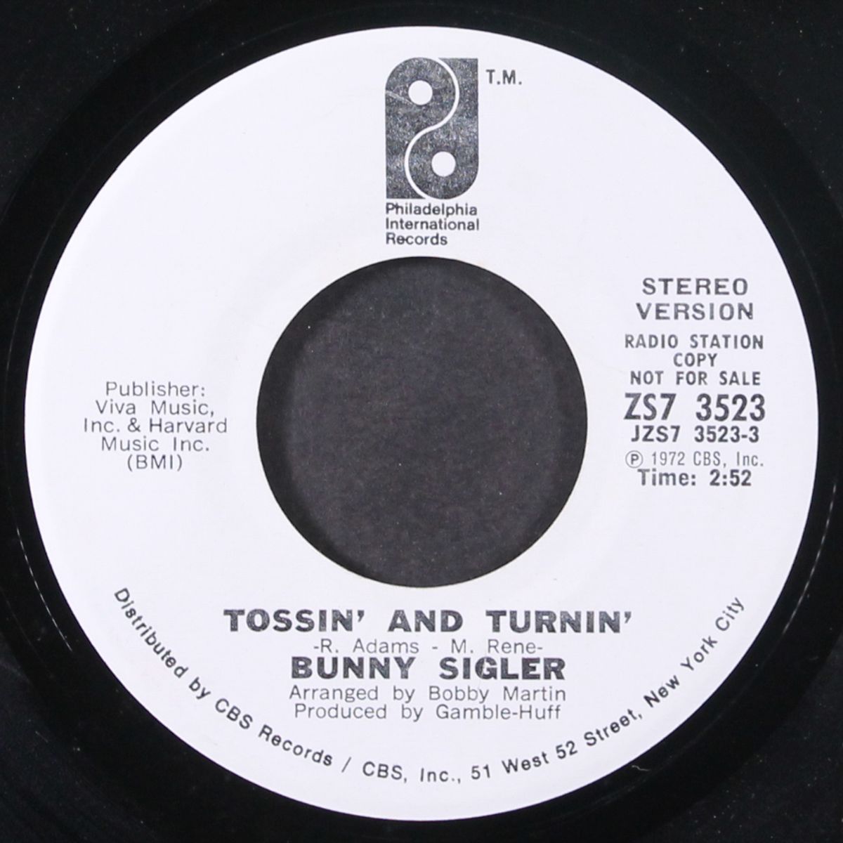 tossin' and turnin' / mono by BUNNY SIGLER