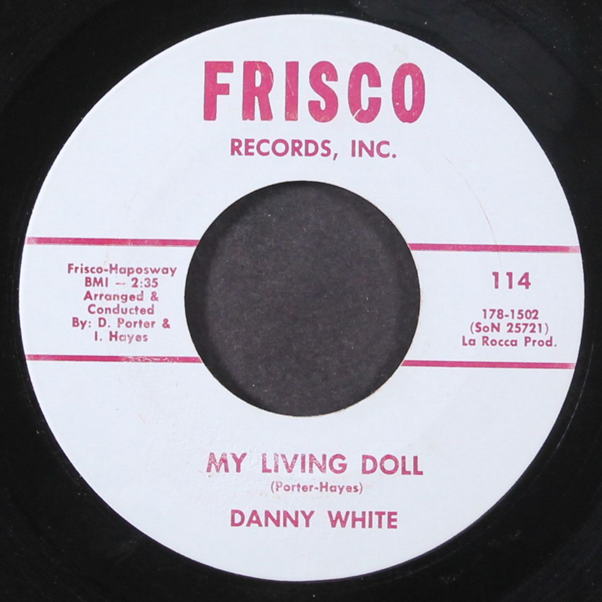 my living doll / note on the table by DANNY WHITE