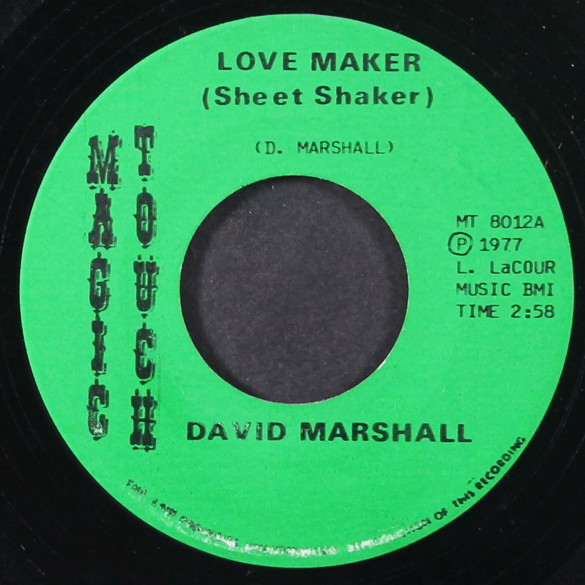 love maker (sheet shaker) by DAVID MARSHALL