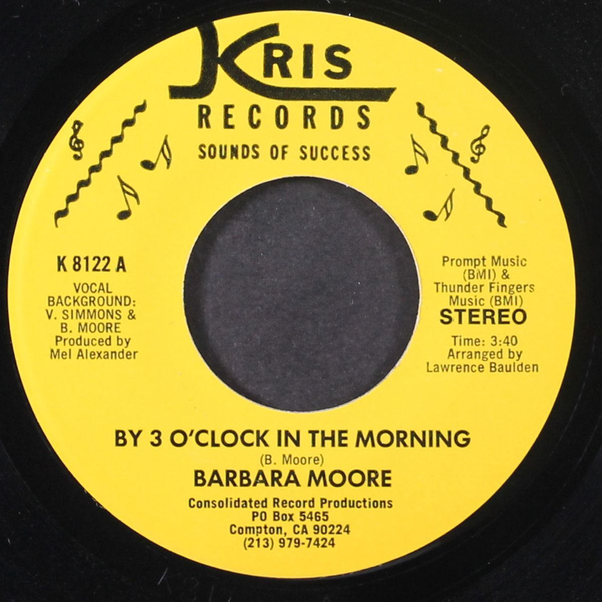 you're a zero / by 3 o'clock in the morning by BARBARA MOORE