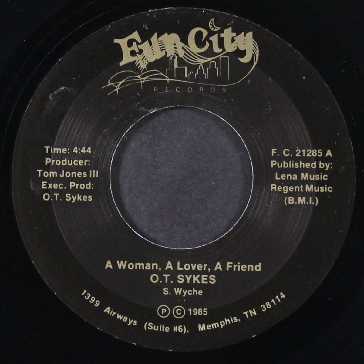 a woman, a lover, a friend by O.T. SYKES