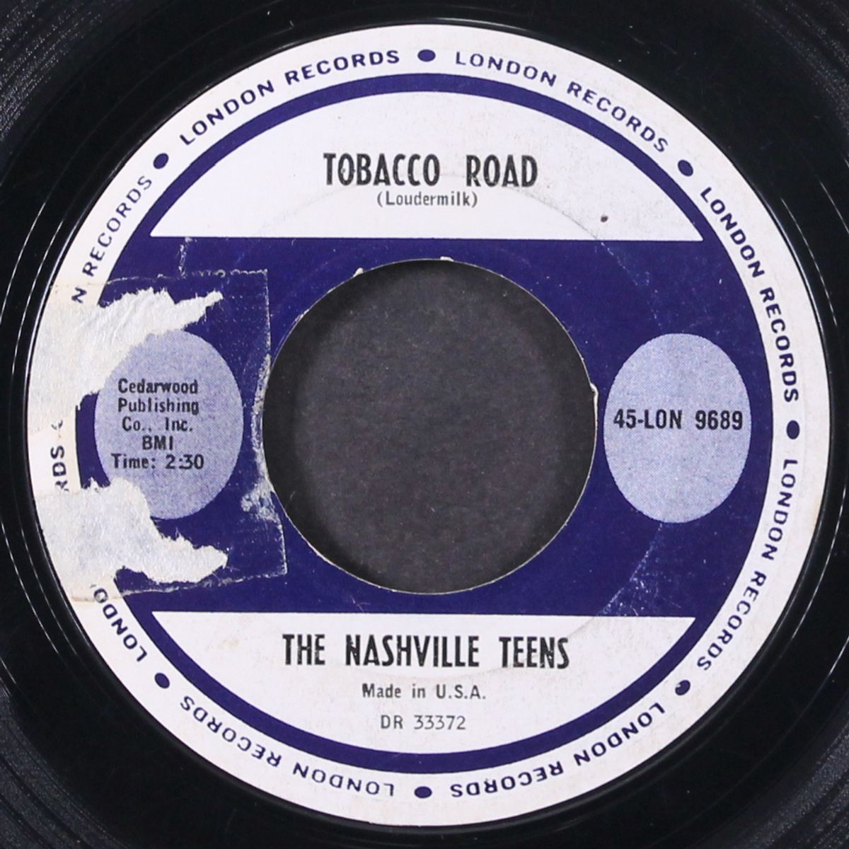 tobacco road / i like it like that by NASHVILLE TEENS