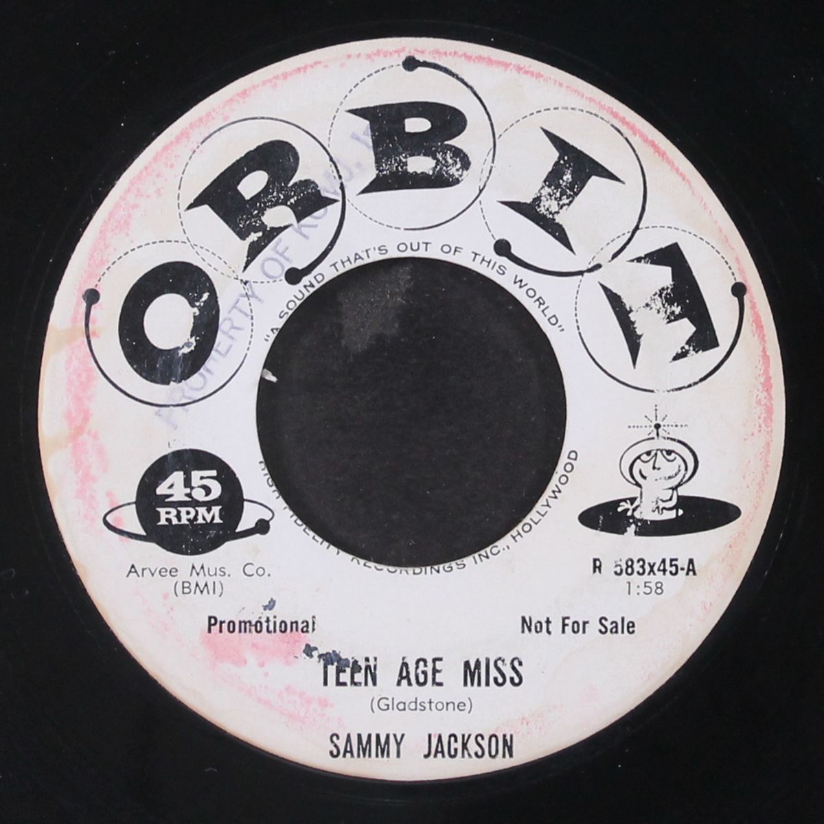 teen age miss / single & searchin' by SAMMY JACKSON