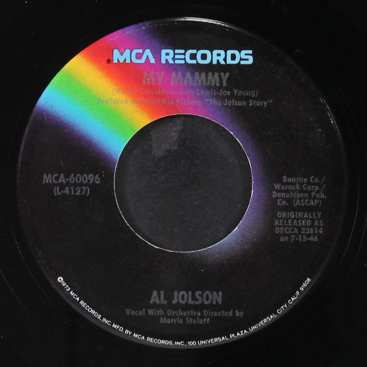 sonny boy / my mammy by AL JOLSON