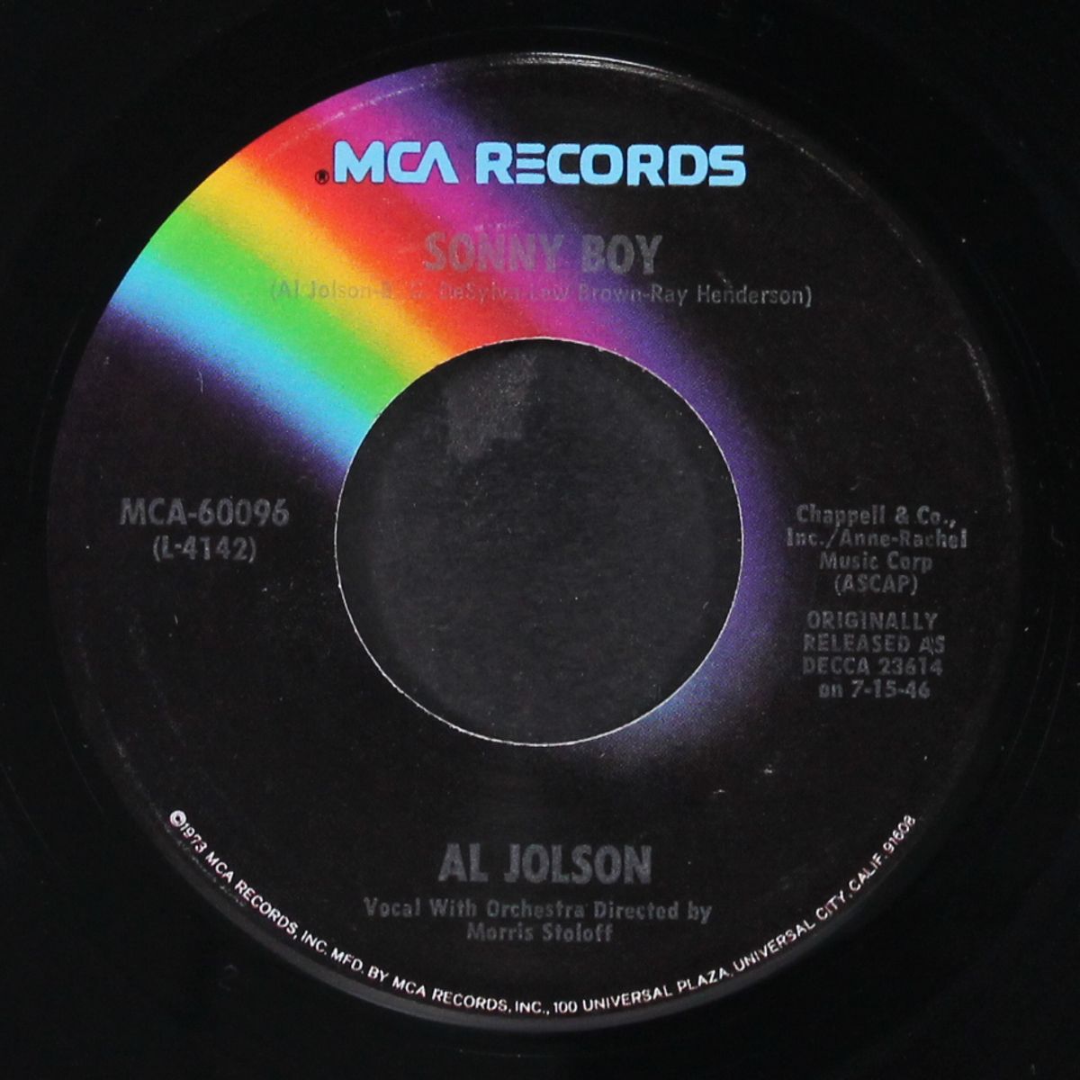 sonny boy / my mammy by AL JOLSON