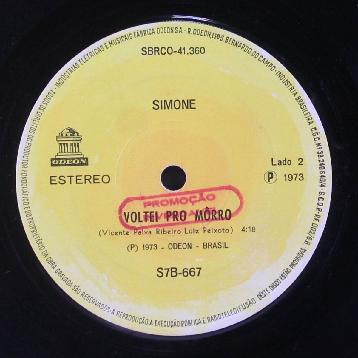 tres sambas de roda / voltei pro morro by SIMONE