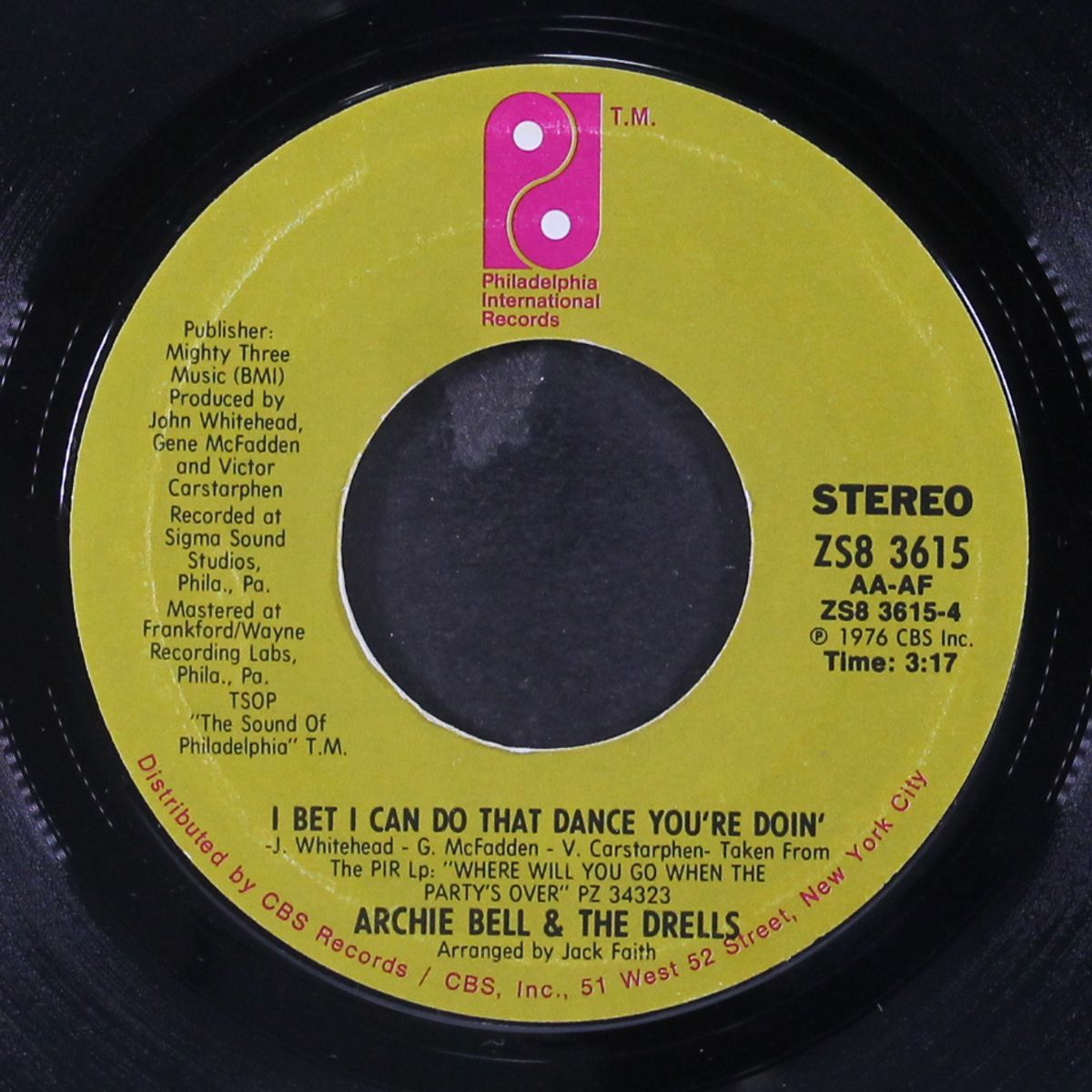 everybody have a good time / i bet i can do that dance you're doin' by ARCHIE BELL & DRELLS