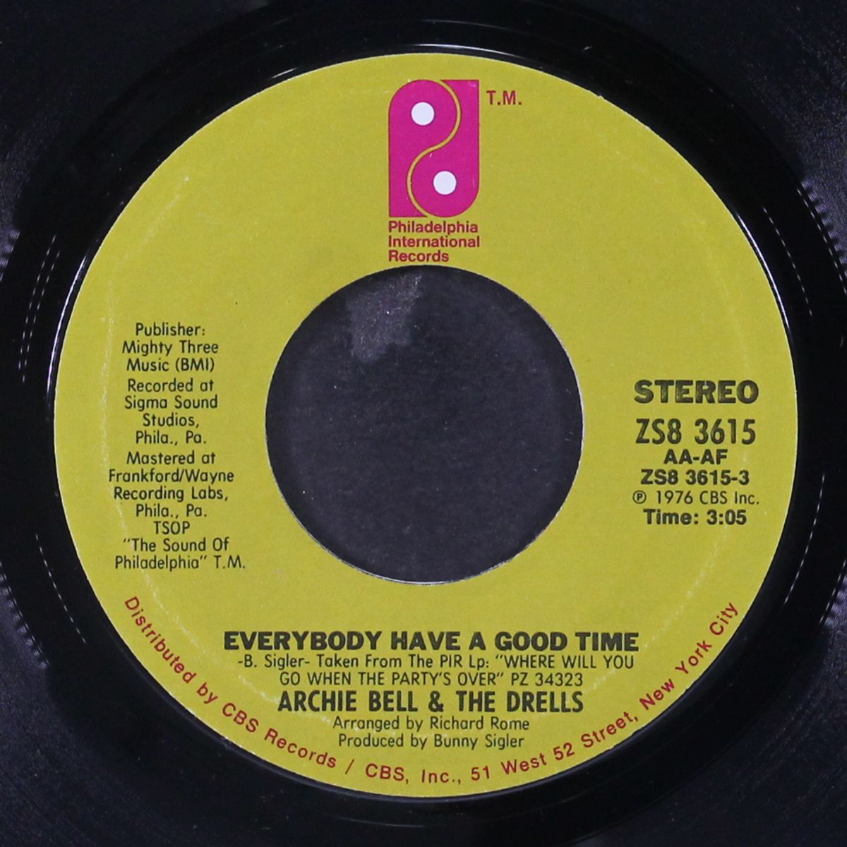 everybody have a good time / i bet i can do that dance you're doin' by ARCHIE BELL & DRELLS
