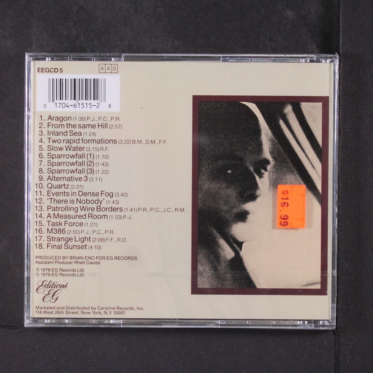 music for fims by BRIAN ENO