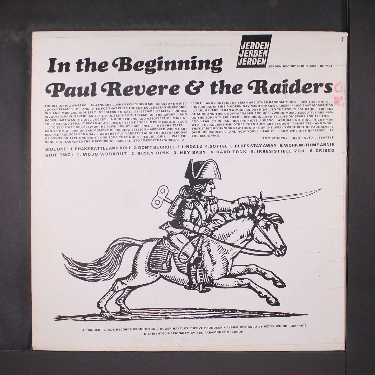 in the beginning by PAUL REVERE & RAIDERS