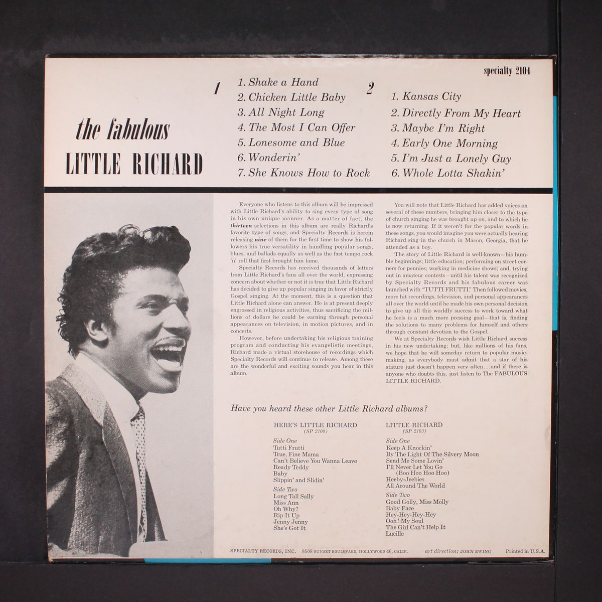 the fabulous little richard by LITTLE RICHARD