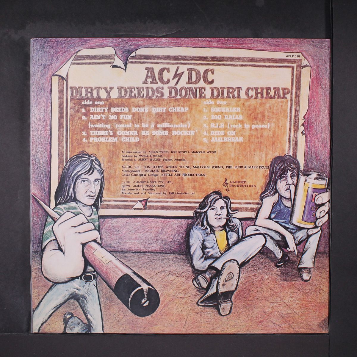 dirty deeds done dirt cheap by AC/DC