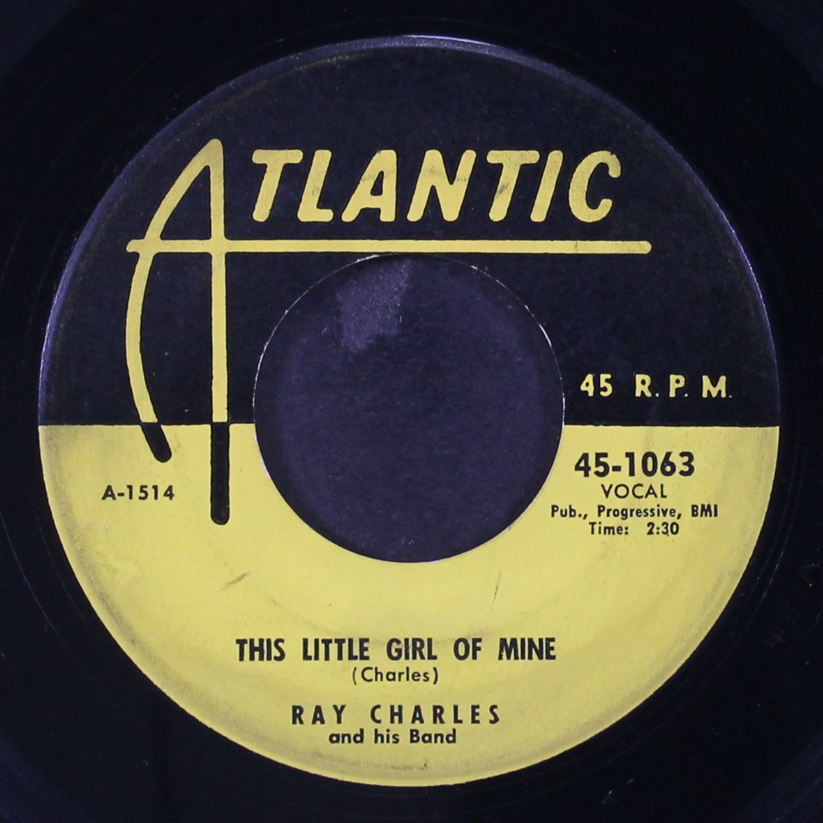 a fool for you / this little girl of mine by RAY CHARLES
