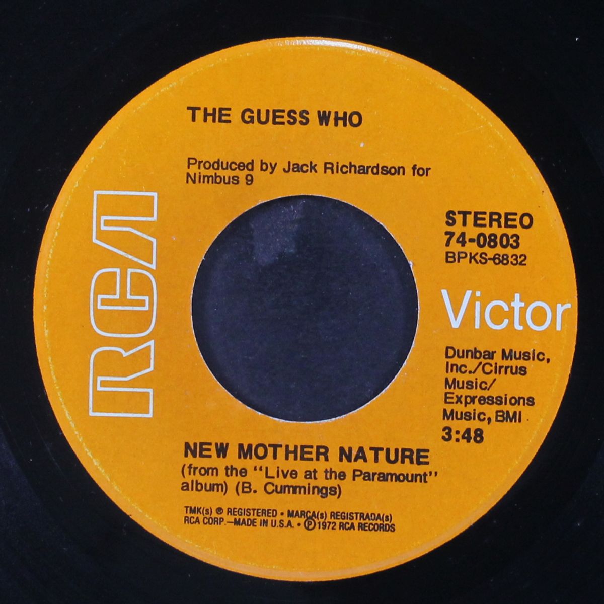 runnin' back to saskatoon / new mother nature by GUESS WHO
