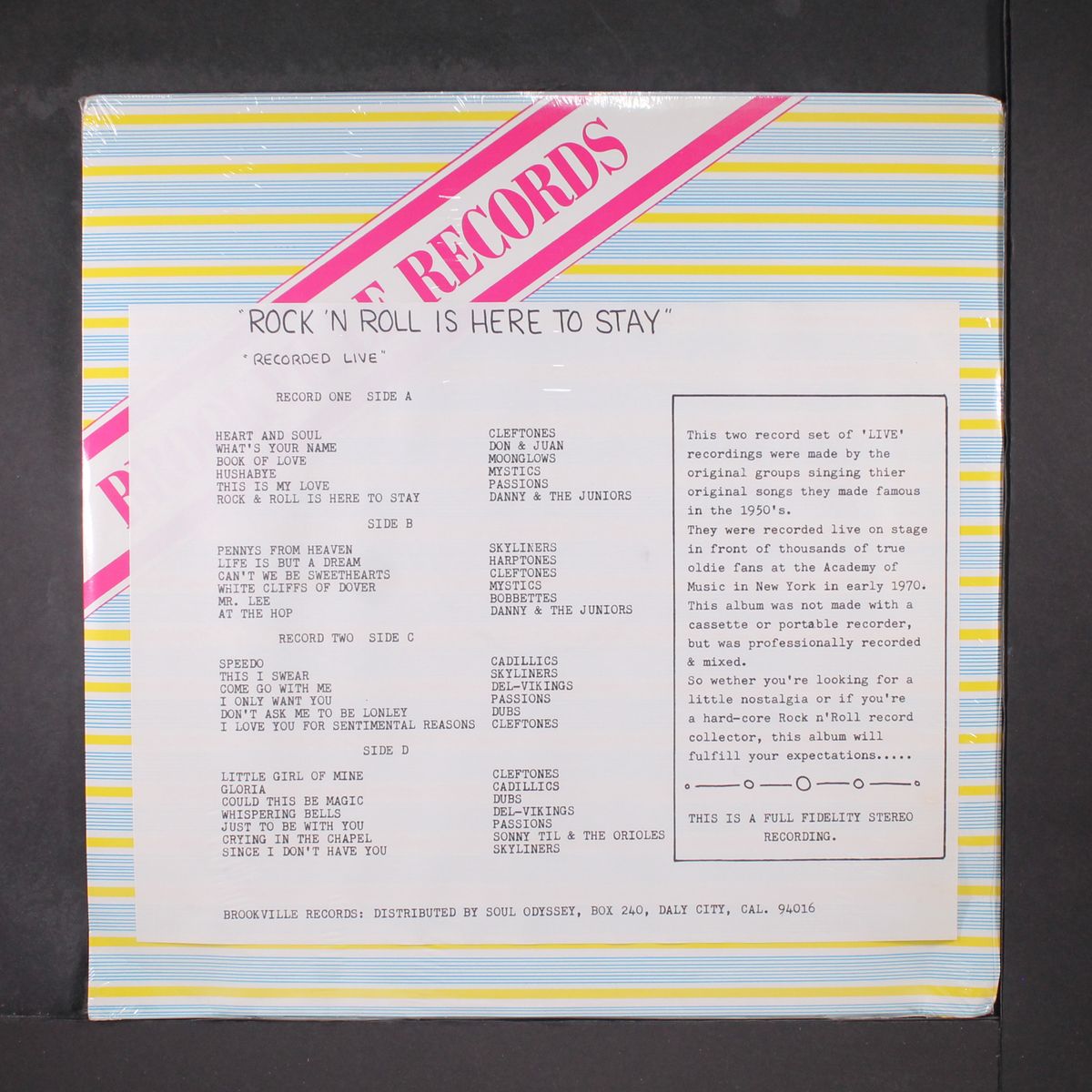 rock 'n roll is here to stay, recorded live by VARIOUS