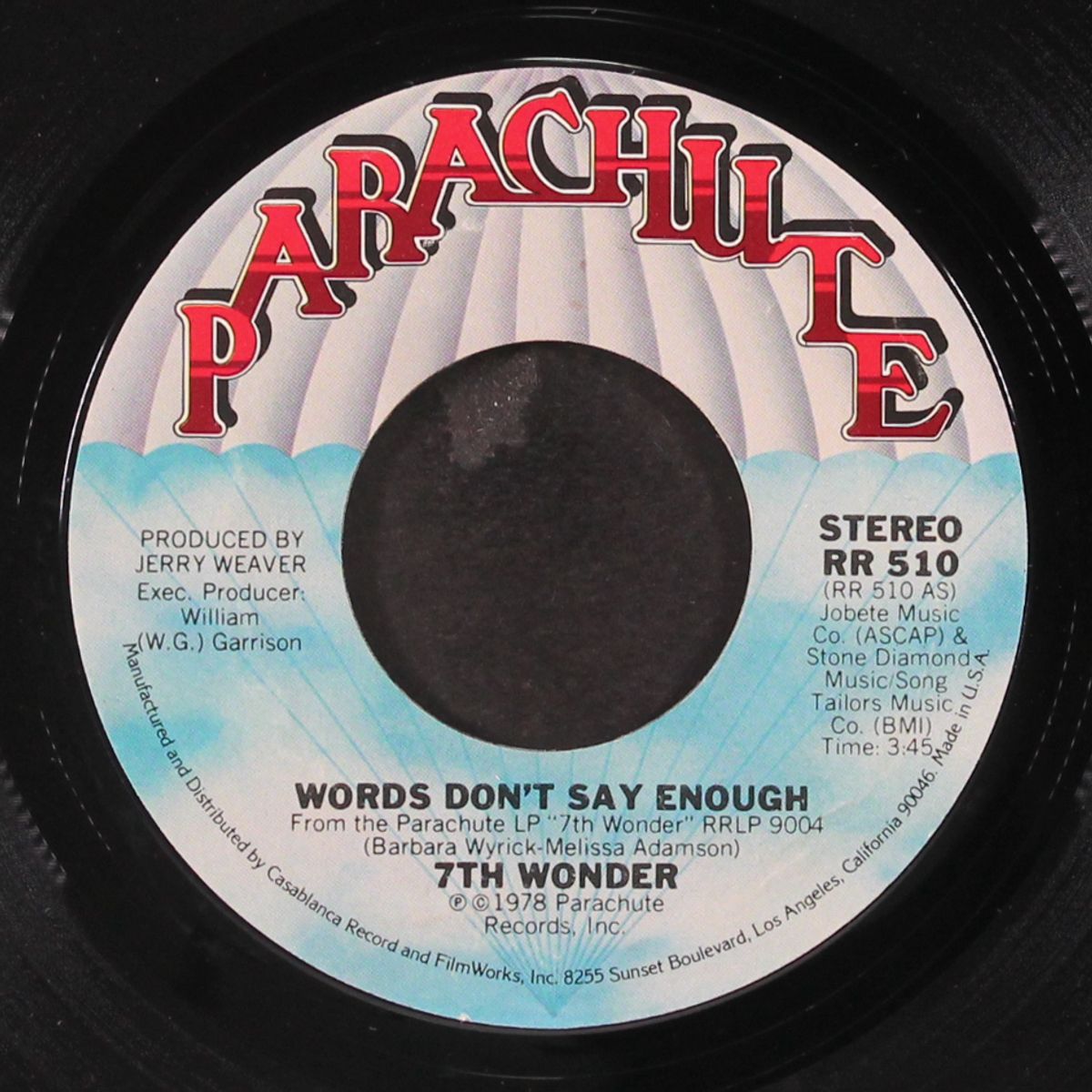 words don't say enough / love makes you act like that by 7TH WONDER