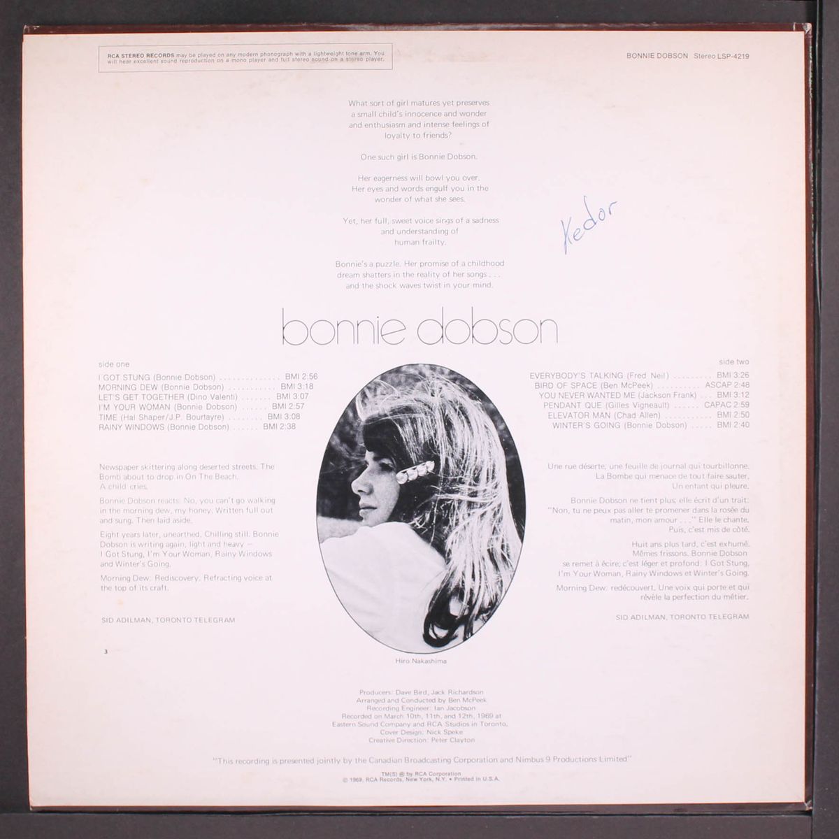 bonnie dobson by BONNIE DOBSON