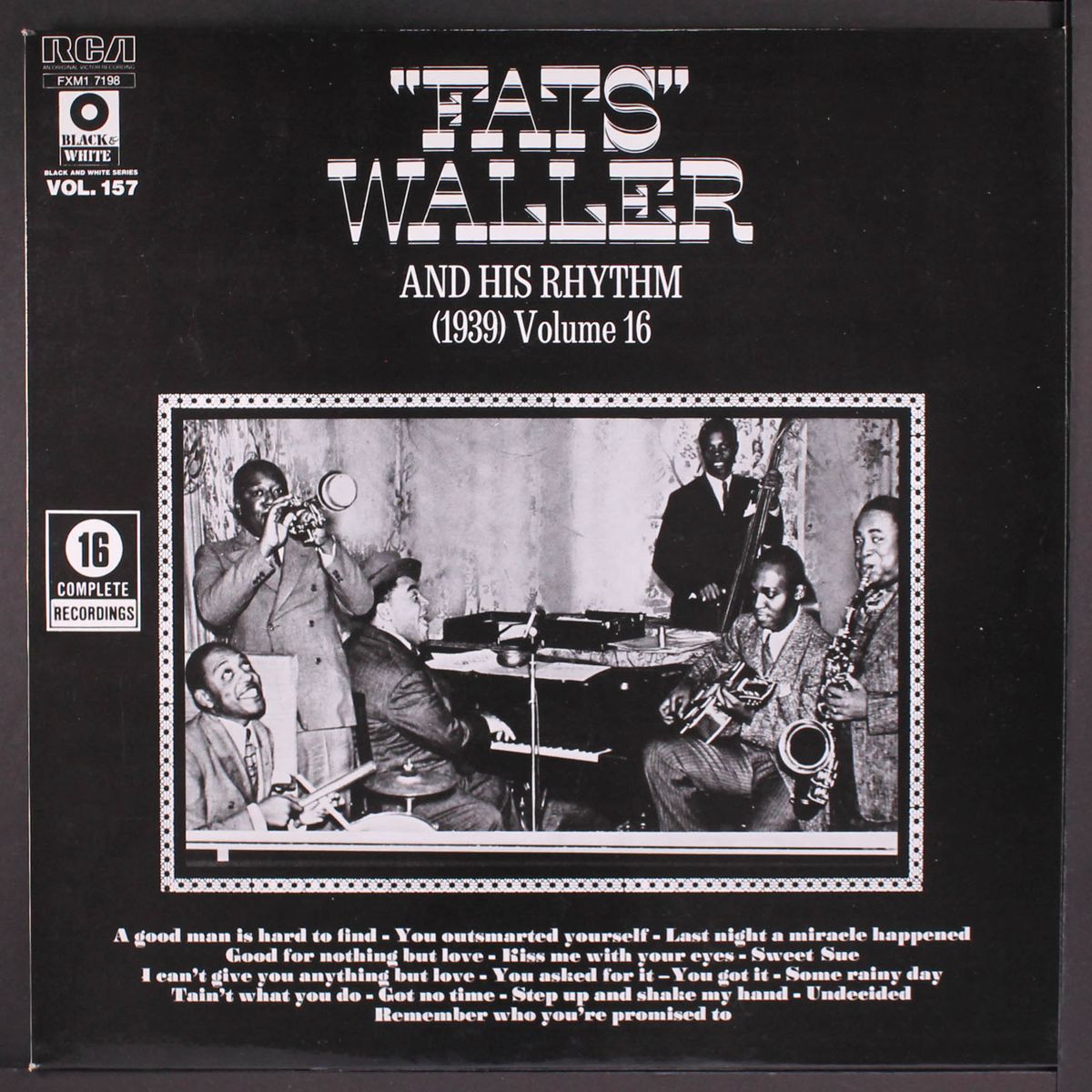 complete recordings, vol. 16 (1939) by FATS WALLER
