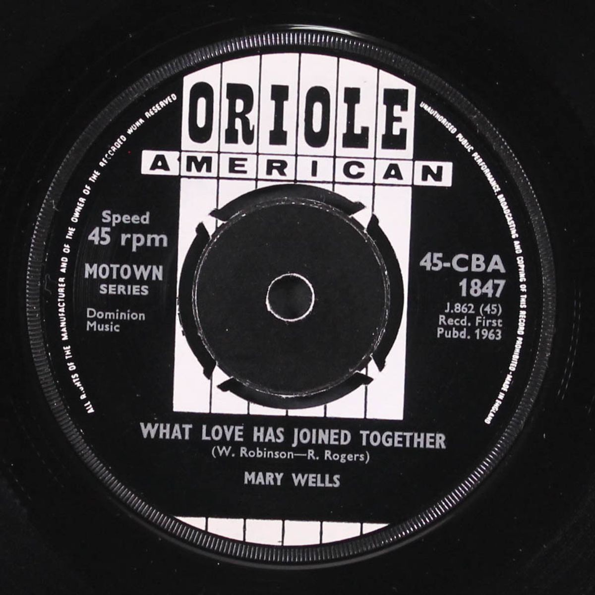 your old stand-by / what love has joined together by MARY WELLS