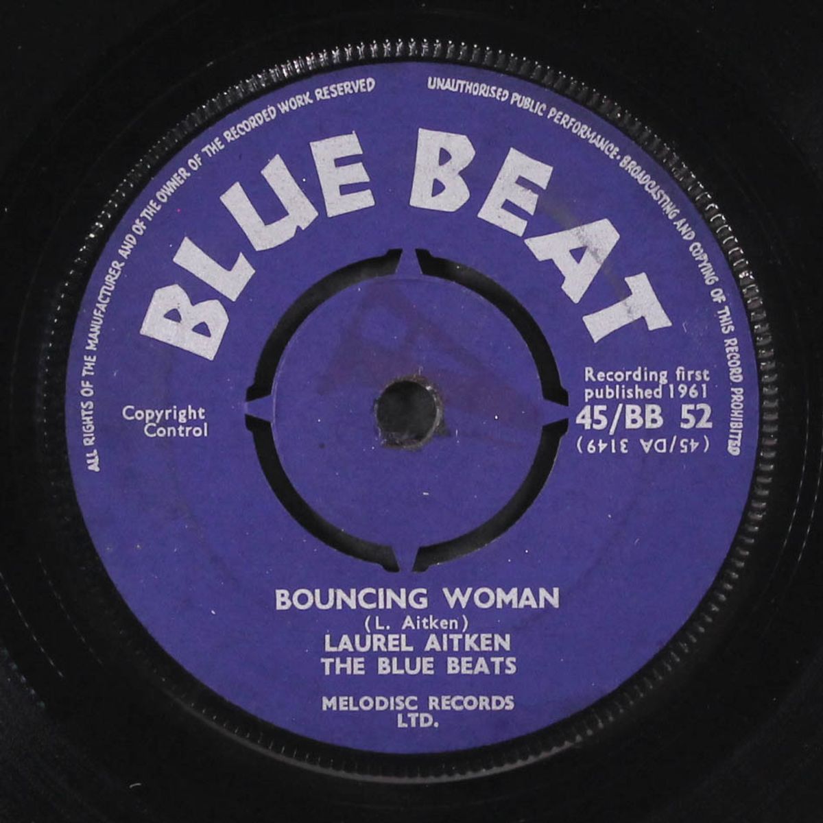 bouncing woman by LAUREL AITKEN & BLUE BEATS