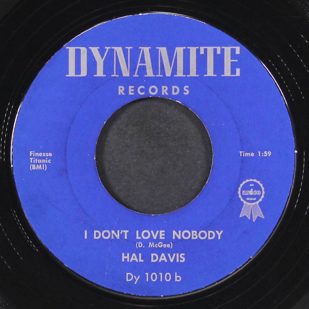 why did you go away / i don't love nobody by HAL DAVIS