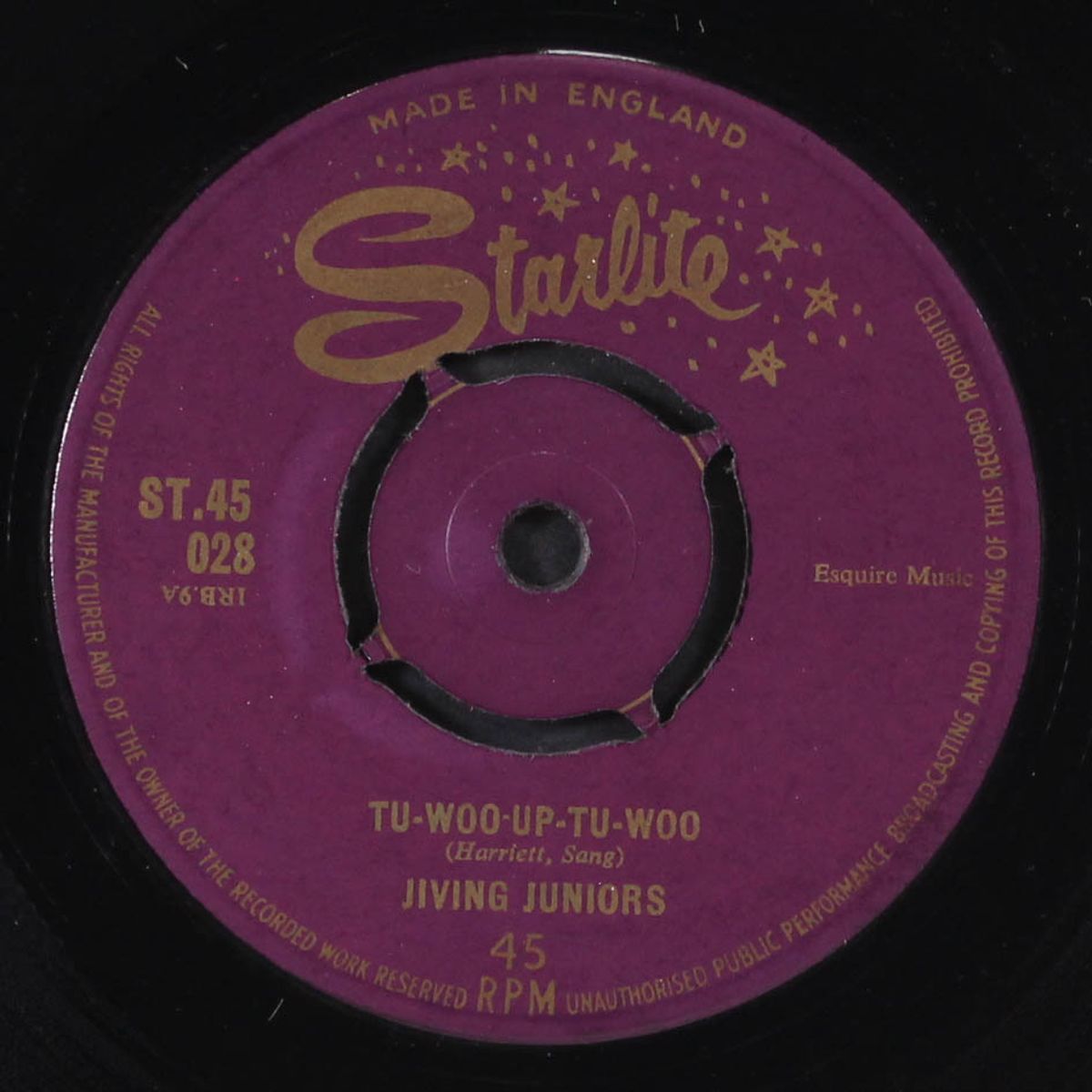 tu-woo-up-tu-woo / lovers line by JIVING JUNIORS