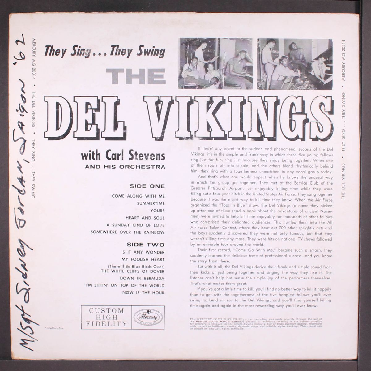 they sing...they swing by DEL VIKINGS
