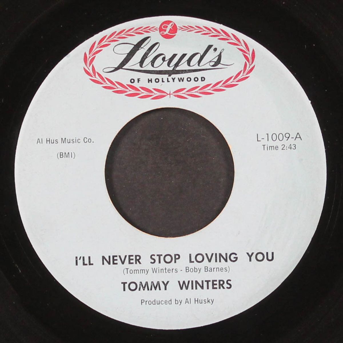 i'll never stop loving you / why do i cry by TOMMY WINTERS