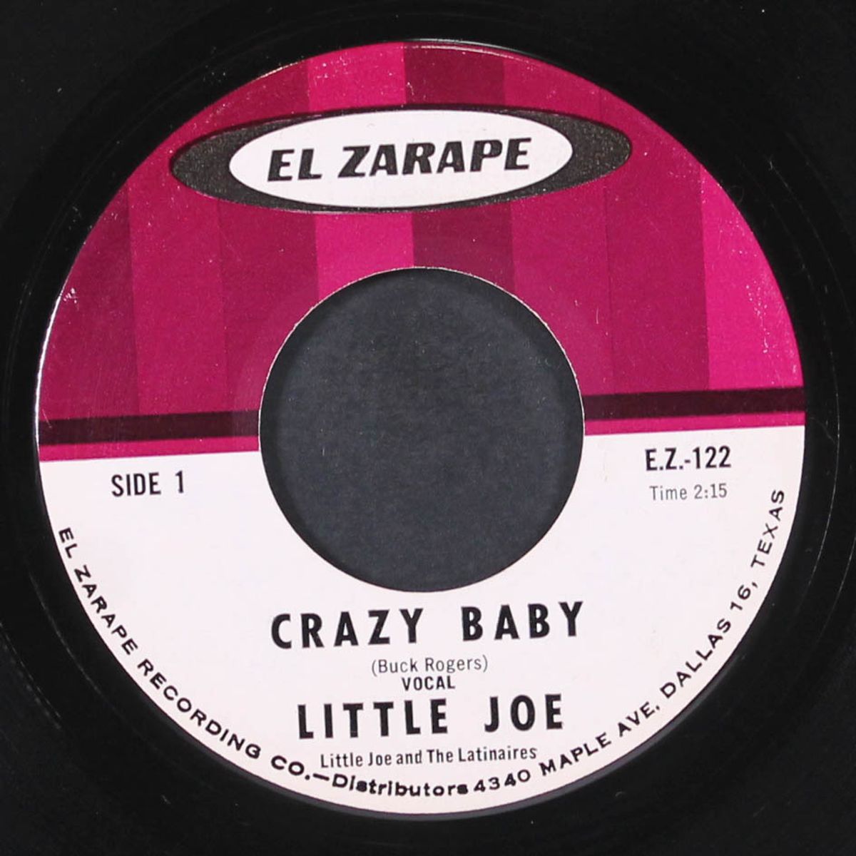 crazy baby / why don't you write me by LITTLE JOE & THE LATINAIRES