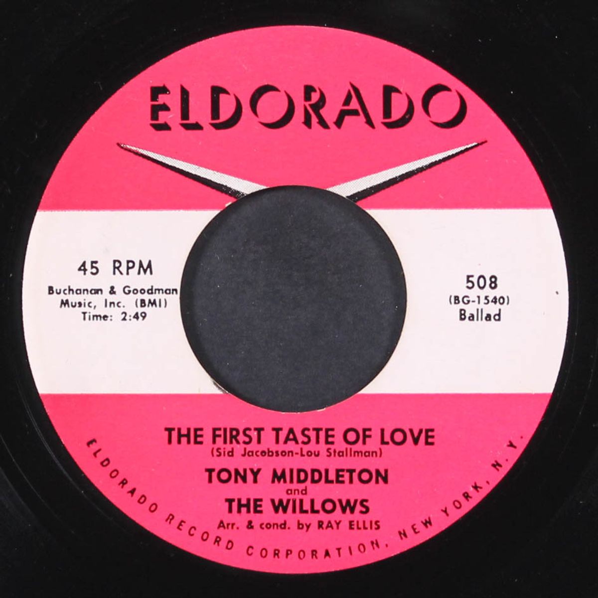 only my heart / the first taste of love by TONY MIDDLETON & WILLOWS